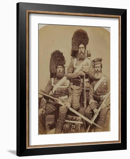 Noble, Dawson and Harper, 72nd (Duke of Albany's Own Highlanders) Regiment of Foot-Joseph Cundall and Robert Howlett-Framed Photographic Print