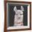 Noble Llama II-Julie Silver-Framed Giclee Print