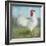 Noble Rooster I  Vintage No Border-Danhui Nai-Framed Art Print