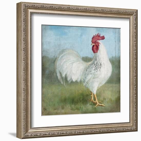 Noble Rooster I  Vintage No Border-Danhui Nai-Framed Art Print