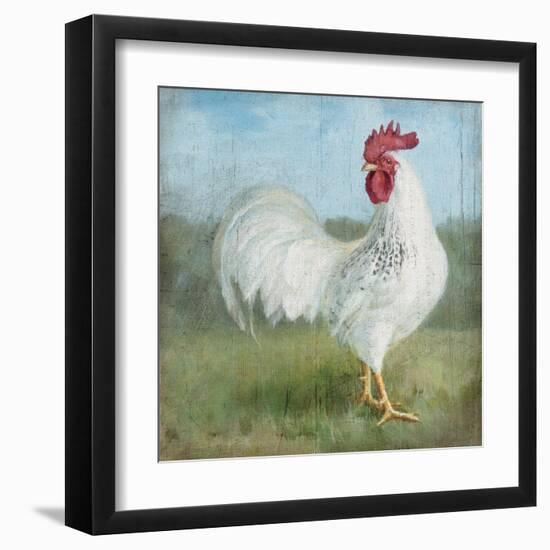 Noble Rooster I  Vintage No Border-Danhui Nai-Framed Art Print