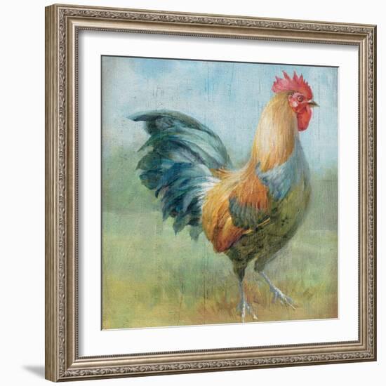 Noble Rooster III Vintage No Border-Danhui Nai-Framed Art Print