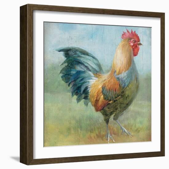 Noble Rooster III Vintage No Border-Danhui Nai-Framed Art Print