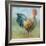 Noble Rooster III Vintage No Border-Danhui Nai-Framed Art Print