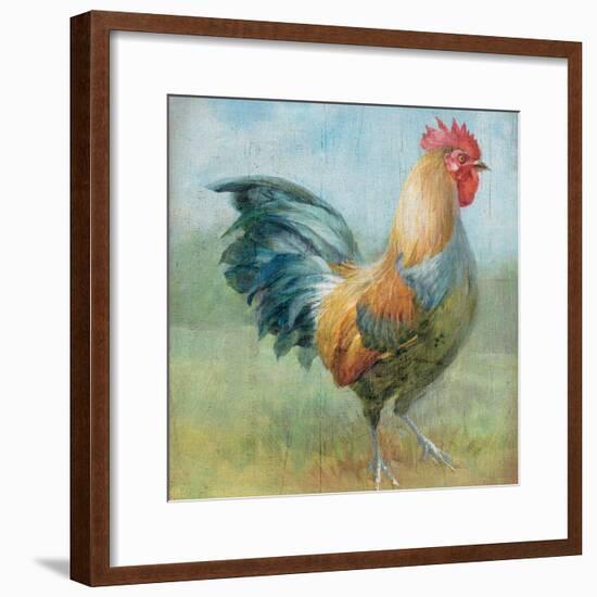 Noble Rooster III Vintage No Border-Danhui Nai-Framed Art Print