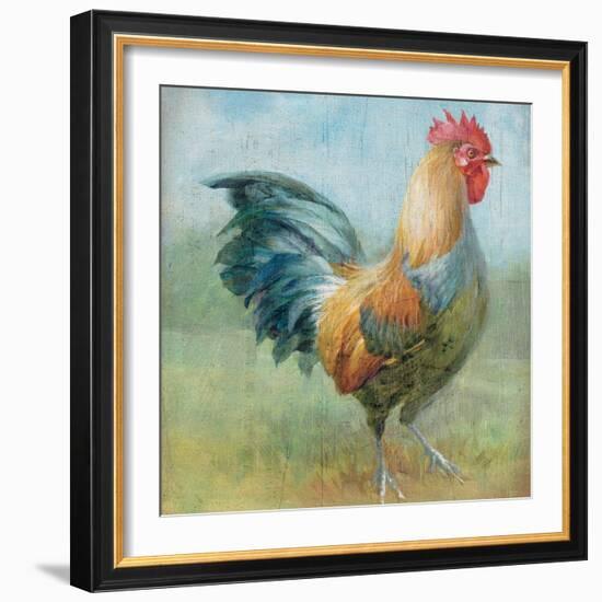 Noble Rooster III Vintage No Border-Danhui Nai-Framed Art Print