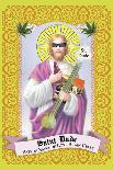 Saint Dude: Patron Saint Of Stoners-Noble Works-Framed Art Print