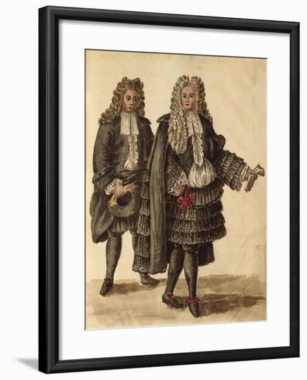 Noblemen Wearing Cappa-null-Framed Giclee Print