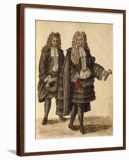 Noblemen Wearing Cappa-null-Framed Giclee Print