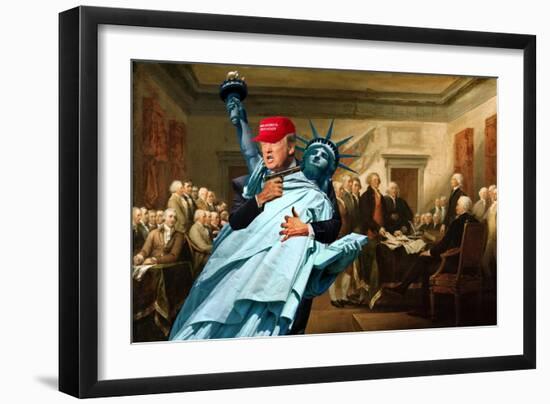 Nobody Move!-Barry Kite-Framed Art Print