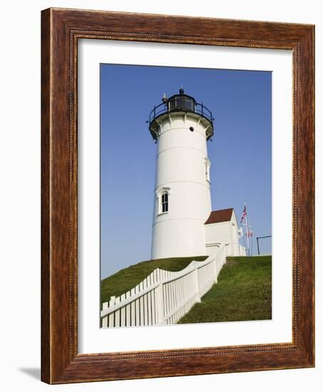 Nobska Point Lighthouse on Cape Cod-Walter Bibikow-Framed Photographic Print