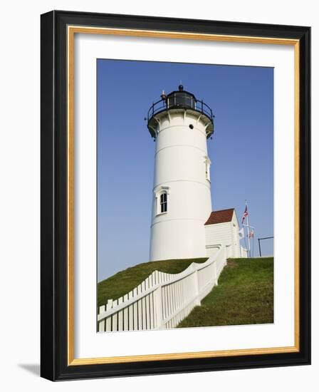 Nobska Point Lighthouse on Cape Cod-Walter Bibikow-Framed Photographic Print