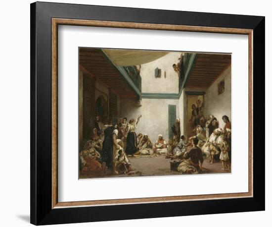 Noce juive au Maroc-Eugene Delacroix-Framed Giclee Print