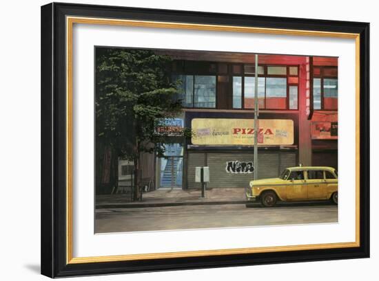 Nocturnal Checker Cab or Julian's Checker, 1987-Max Ferguson-Framed Giclee Print