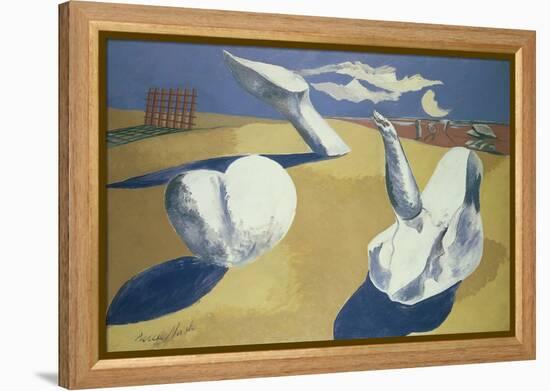 Nocturnal Landscape, 1938 (Oil on Canvas)-Paul Nash-Framed Premier Image Canvas