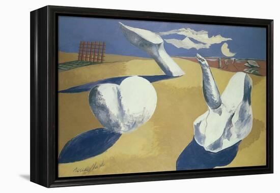 Nocturnal Landscape, 1938 (Oil on Canvas)-Paul Nash-Framed Premier Image Canvas