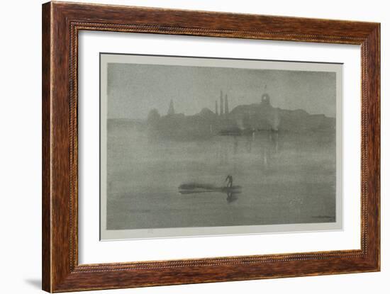 Nocturne, 1878, Published 1887-James Abbott McNeill Whistler-Framed Giclee Print