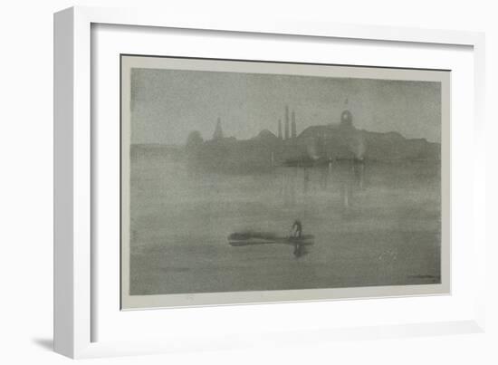 Nocturne, 1878, Published 1887-James Abbott McNeill Whistler-Framed Giclee Print