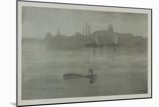 Nocturne, 1878, Published 1887-James Abbott McNeill Whistler-Mounted Giclee Print