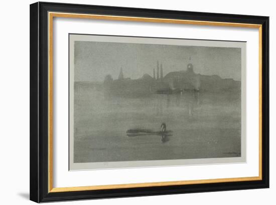 Nocturne, 1878, Published 1887-James Abbott McNeill Whistler-Framed Giclee Print