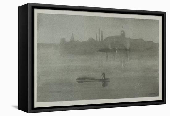 Nocturne, 1878, Published 1887-James Abbott McNeill Whistler-Framed Premier Image Canvas