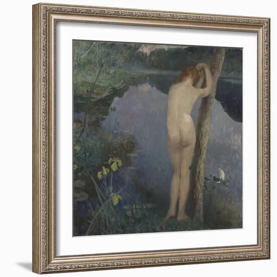 Nocturne, 1887 (Oil on Canvas)-Hjalmer Eilif Emanuel Peterssen-Framed Giclee Print