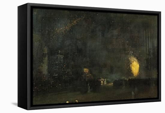 Nocturne: Black and Gold - the Fire Wheel-James Abbott McNeill Whistler-Framed Premier Image Canvas