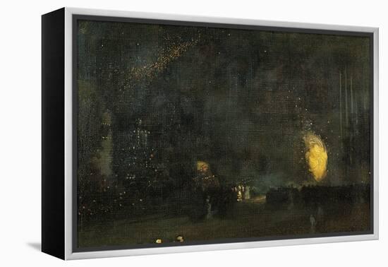 Nocturne: Black and Gold - the Fire Wheel-James Abbott McNeill Whistler-Framed Premier Image Canvas