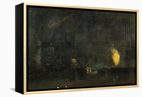 Nocturne: Black and Gold - the Fire Wheel-James Abbott McNeill Whistler-Framed Premier Image Canvas