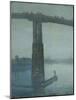 Nocturne: Blue and Gold - Old Battersea Bridge-James Abbott McNeill Whistler-Mounted Giclee Print