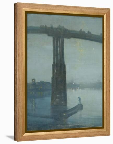 Nocturne: Blue and Gold - Old Battersea Bridge-James Abbott McNeill Whistler-Framed Premier Image Canvas