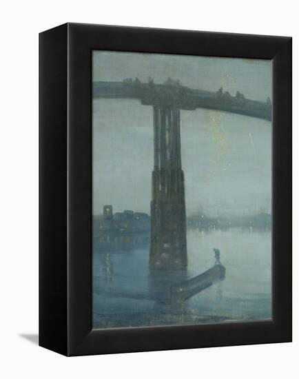 Nocturne: Blue and Gold - Old Battersea Bridge-James Abbott McNeill Whistler-Framed Premier Image Canvas