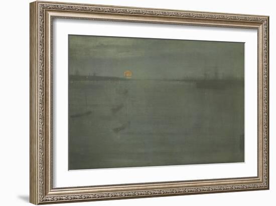 Nocturne: Blue and Gold, Southampton Water, 1872-James Abbott McNeill Whistler-Framed Giclee Print