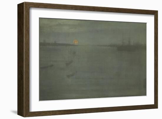 Nocturne: Blue and Gold, Southampton Water, 1872-James Abbott McNeill Whistler-Framed Giclee Print