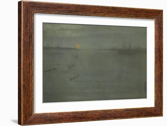 Nocturne: Blue and Gold, Southampton Water, 1872-James Abbott McNeill Whistler-Framed Giclee Print