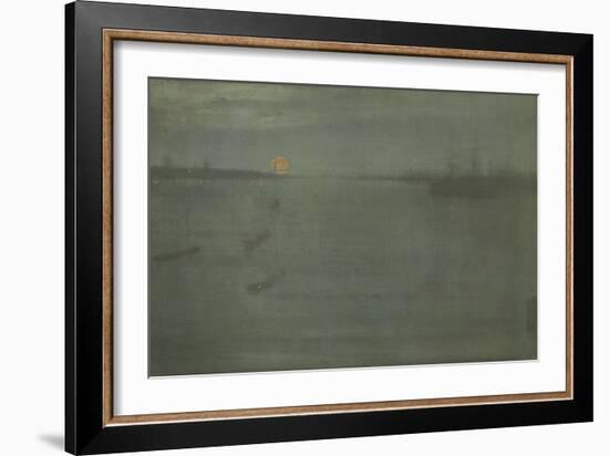 Nocturne: Blue and Gold, Southampton Water, 1872-James Abbott McNeill Whistler-Framed Giclee Print