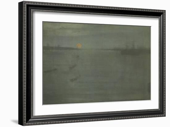 Nocturne: Blue and Gold, Southampton Water, 1872-James Abbott McNeill Whistler-Framed Giclee Print