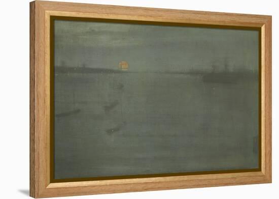 Nocturne: Blue and Gold, Southampton Water, 1872-James Abbott McNeill Whistler-Framed Premier Image Canvas