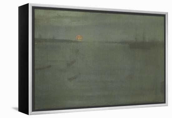 Nocturne: Blue and Gold, Southampton Water, 1872-James Abbott McNeill Whistler-Framed Premier Image Canvas