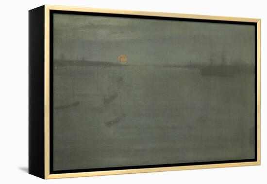 Nocturne: Blue and Gold, Southampton Water, 1872-James Abbott McNeill Whistler-Framed Premier Image Canvas