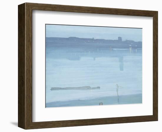 Nocturne: Blue and Silver - Chelsea-James Abbott McNeill Whistler-Framed Giclee Print