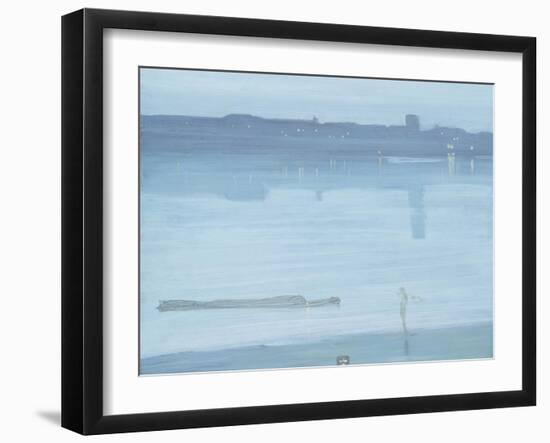 Nocturne: Blue and Silver - Chelsea-James Abbott McNeill Whistler-Framed Giclee Print