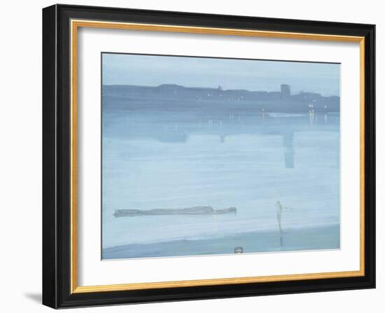 Nocturne: Blue and Silver - Chelsea-James Abbott McNeill Whistler-Framed Giclee Print