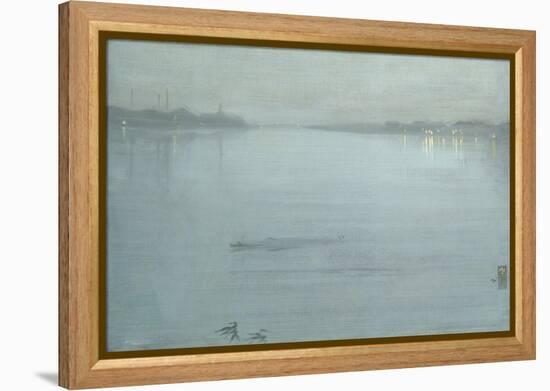 Nocturne: Blue and Silver - Cremorne Lights-James Abbott McNeill Whistler-Framed Premier Image Canvas