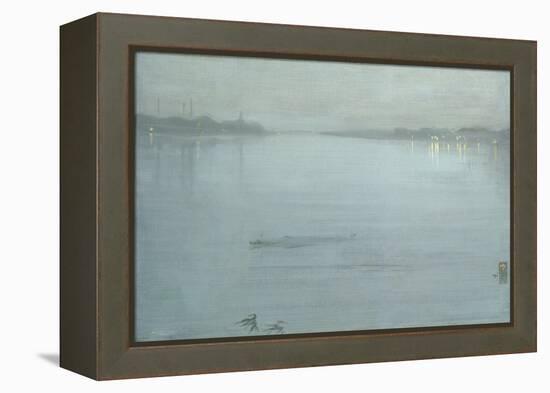 Nocturne: Blue and Silver - Cremorne Lights-James Abbott McNeill Whistler-Framed Premier Image Canvas