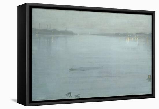 Nocturne: Blue and Silver - Cremorne Lights-James Abbott McNeill Whistler-Framed Premier Image Canvas