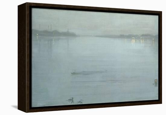 Nocturne: Blue and Silver - Cremorne Lights-James Abbott McNeill Whistler-Framed Premier Image Canvas