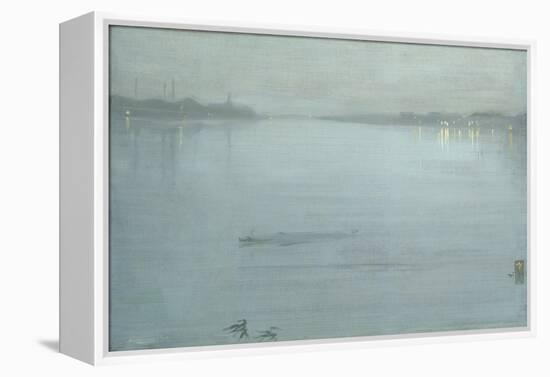 Nocturne: Blue and Silver - Cremorne Lights-James Abbott McNeill Whistler-Framed Premier Image Canvas