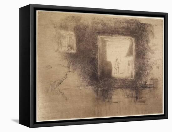 Nocturne: Furnace from The Second Venice Set, 1879-1903-James Abbott McNeill Whistler-Framed Premier Image Canvas