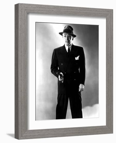 Nocturne, George Raft, 1946-null-Framed Photo